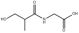 Glycine, N-(3-hydroxy-2-methyl-1-oxopropyl)- (9CI) Struktur