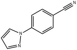 4-PYRAZOL-1-YL-BENZONITRILE Struktur