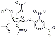 2,4-Dinitrophenyl β-D-Galactoside Tetraacetate Struktur