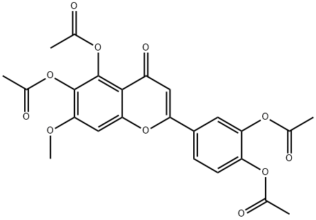 PEDALITINTETRAACETATE Struktur