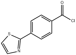 4-(1,3-THIAZOL-2-YL)BENZOYL CHLORIDE Struktur