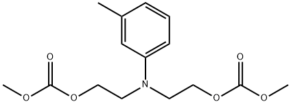 methyl 3-oxo-7-(m-tolyl)-2,4,10-trioxa-7-azaundecan-11-oate Struktur