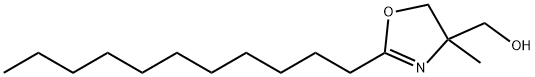 4-methyl-2-undecyl-2-oxazoline-4-methanol  Struktur