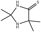 2,2,5,5-tetramethylimidazolidine-4-thione Struktur