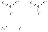 silver thallium dinitrate Struktur