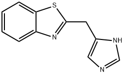 Benzothiazole, 2-(1H-imidazol-4-ylmethyl)- (9CI) Struktur