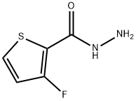 2-Thiophenecarboxylicacid,3-fluoro-,hydrazide(9CI) Struktur