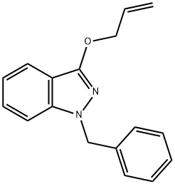 1-BENZYL-3-PROPENYLOXY-1H-INDAZOLE Struktur