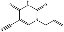 1-ALLYL-2,4-DIOXO-1,2,3,4-TETRAHYDRO-5-PYRIMIDINECARBONITRILE Struktur