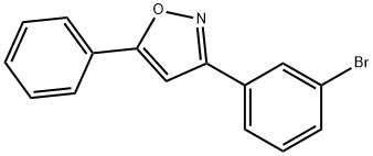 Isoxazole, 3-(3-broMophenyl)-5-phenyl- Struktur