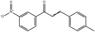 3-(4-METHYLPHENYL)-1-(3-NITROPHENYL)PROP-2-EN-1-ONE Struktur