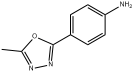 4-(5-METHYL-1,3,4-OXADIAZOL-2-YL)ANILINE Struktur