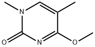 4-methoxy-1,5-dimethyl-2(1H)-pyrimidinone Struktur