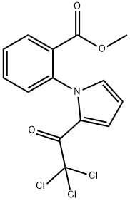 METHYL 2-[2-(2,2,2-TRICHLOROACETYL)-1H-PYRROL-1-YL]BENZOATE Struktur