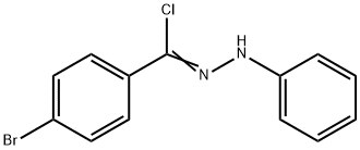 4-Bromobenzoyl chloride phenylhydrazone Struktur