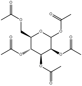 1,2,3,4,6-PENTA-O-ACETYL-D-MANNOPYRANOSE Struktur