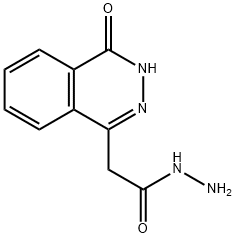 1-phthalazineacetic acid, 3,4-dihydro-4-oxo-, hydrazide Struktur