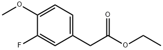 ethyl 2-(3-fluoro-4-methoxyphenyl)acetate Struktur