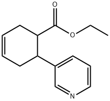 ETHYL 6-(3-PYRIDYL)CYCLOHEX-3-ENE-1-CARBOXYLATE Struktur