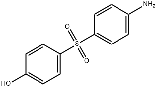 4-[(4-aminophenyl)sulphonyl]phenol Struktur