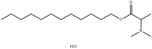 Dodecyl 2-(N,N-dimethylamino)propionate Hcl Struktur