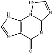 1H-[1,2,4]Triazolo[5,1-b]purin-5(6H)-one  (9CI) Struktur