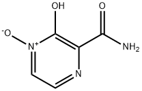 Pyrazinecarboxamide, 3-hydroxy-, 4-oxide (9CI) Struktur