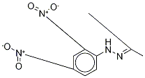 Acetone 2,4-Dinitrophenylhydrazone-d3 Struktur