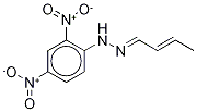 Crotonaldehyde 2,4-Dinitrophenylhydrazone-d3 Struktur