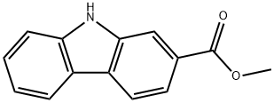 9H-CARBAZOLE-2-CARBOXYLIC ACID METHYL ESTER Struktur