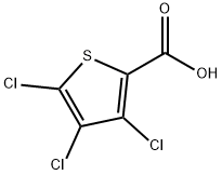 3,4,5-TRICHLOROTHIOPHENE-2-CARBOXYLIC ACID Struktur