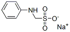 sodium anilinomethanesulphonate Struktur