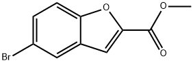 5-BROMOBENZOFURAN-2-CARBOXYLIC ACID METHYL ESTER Struktur