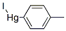 Iodo(p-tolyl)mercury(II) Struktur