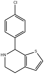 7-(4-chlorophenyl)-4,5,6,7-tetrahydrothieno[2,3-c]pyridine Struktur