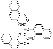 TRIS(1-NITROSO-2-NAPHTHOL)COBALT Struktur