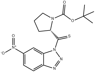 Boc-ThionoPro-1-(6-nitro)benzotriazolide Struktur