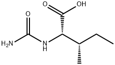 3-METHYL-2-UREIDO-PENTANOIC ACID Struktur