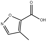 4-Methylisoxazole-5-carboxylic acid Struktur