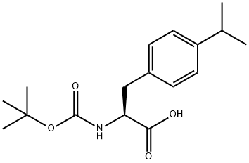 BOC-P-ISOPROPYLPHENYL-L-ALANINE 結(jié)構(gòu)式