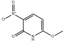 2-Hydroxy-6-methoxy-3-nitropyridine Struktur