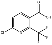 6-CHLORO-2-(TRIFLUOROMETHYL)NICOTINIC ACID Struktur