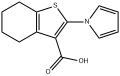 2-(1H-PYRROL-1-YL)-4,5,6,7-TETRAHYDRO-1-BENZOTHIOPHENE-3-CARBOXYLIC ACID Struktur