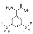 AMINO-(3,5-BIS-TRIFLUOROMETHYL-PHENYL)-ACETIC ACID Struktur