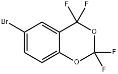 6-BROMO-2,2,4,4-TETRAFLUORO-1,3-BENZODIOXANE Struktur