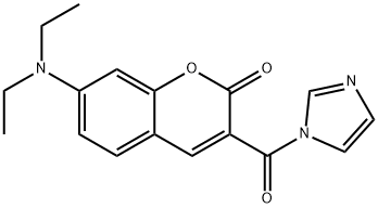 7-(DIETHYLAMINO)COUMARIN-3-CARBOXYLIC Struktur