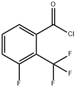 3-Fluoro-2-(trifluoromethyl)benzoyl chloride Struktur