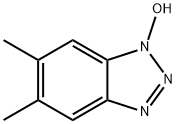 1H-Benzotriazole,  1-hydroxy-5,6-dimethyl- Struktur