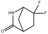 2-Azabicyclo[2.2.1]heptan-3-one,6,6-difluoro-(9CI) Struktur