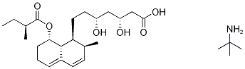 Mevastatin Hydroxy Acid t-ButylaMine Salt Struktur